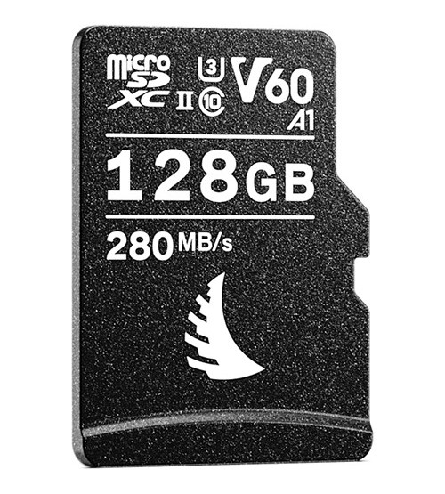 Angelbird 128GB AV Pro UHS-II microSDXC V60 Memory Card with SD Adapter